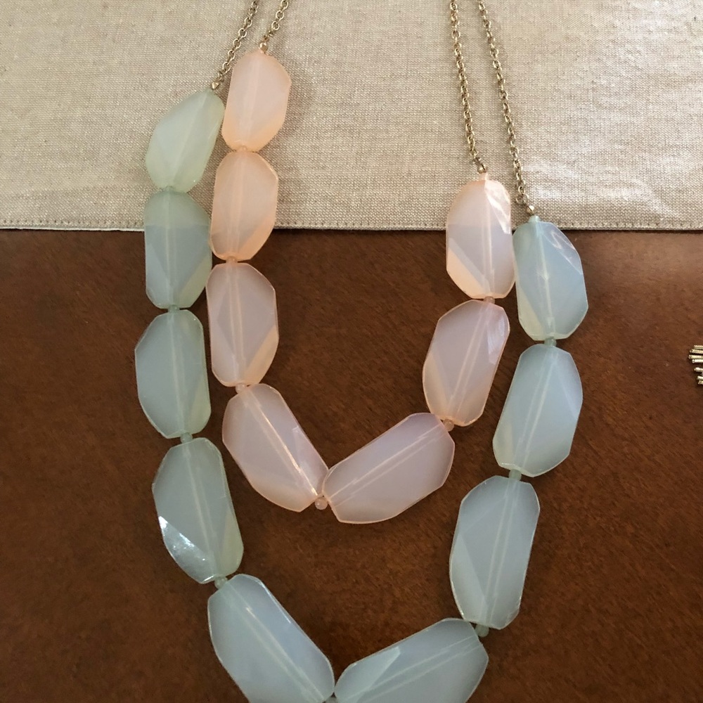 Two layer  chunky necklace